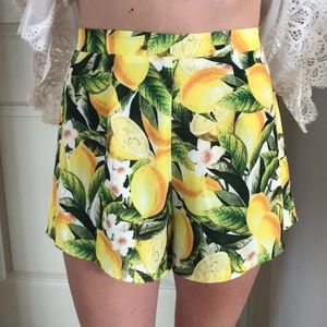 Show Me Your Mumu lemon shorts